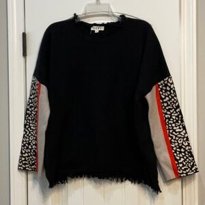 THML Black Fringe Sweater